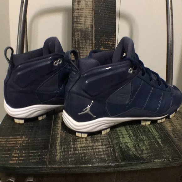 Nike Jeter Jordan Baseball Cleats. Rare. Blue size 8.5 men. - Picture 2 of 8